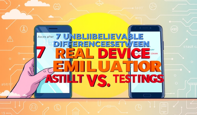 7 Unbelievable Differences Between Real Device Vs Emulator Testing