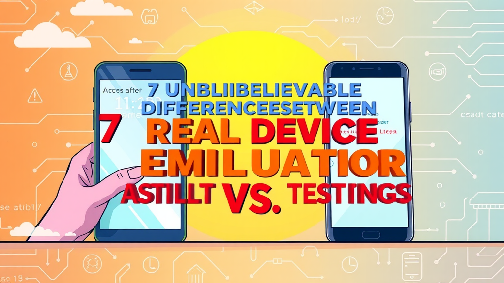 7 Unbelievable Differences Between Real Device Vs Emulator Testing