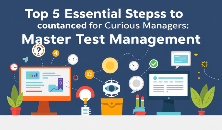 Top 5 Essential Steps to Master Test Management for Curious Managers