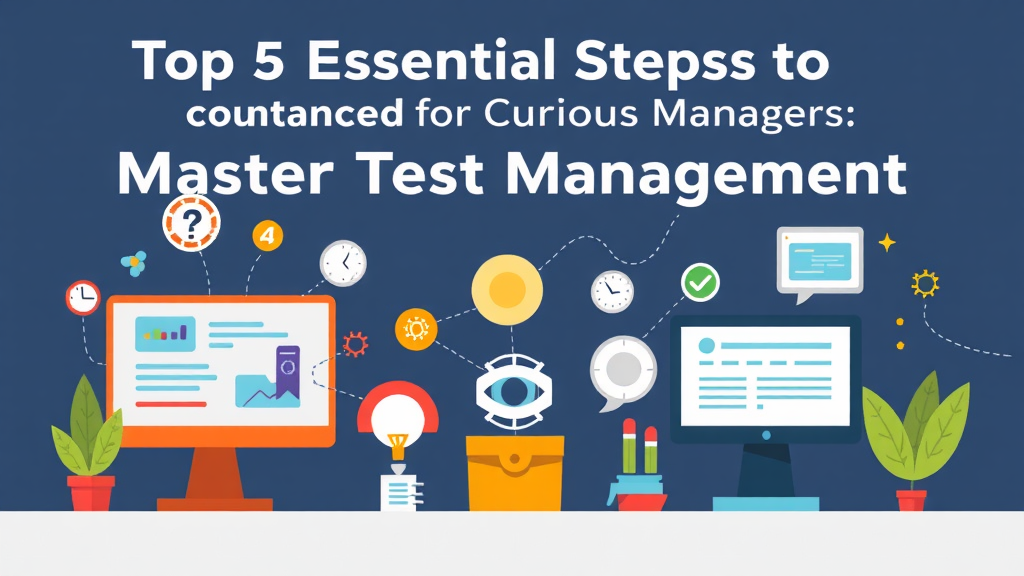 Top 5 Essential Steps to Master Test Management for Curious Managers